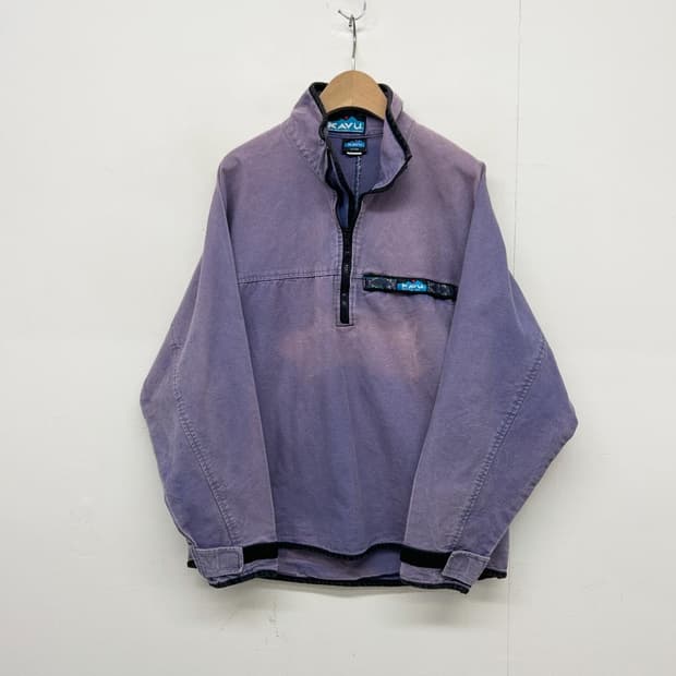 KAVU 빈티지 캔버스 풀오버 자켓 USA MADE