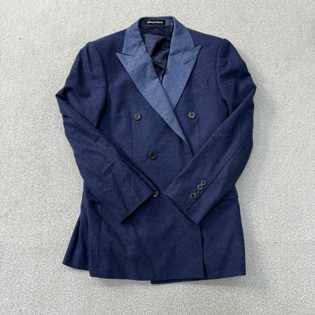 [95] 반하트 디 알바자 네이비 모직코트 자켓 0105T1