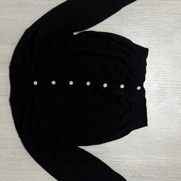 베이직 블랙 가디건