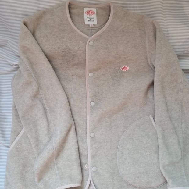 단톤 플리스 자켓 베이지 38