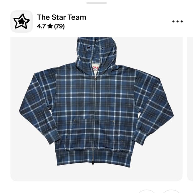 스타팀 후드집업 S