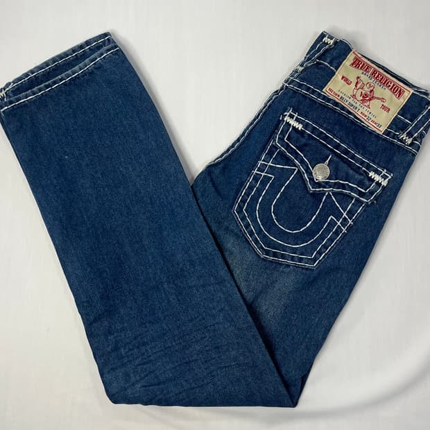 트루릴리젼 빌리 슈퍼 T 데님 팬츠