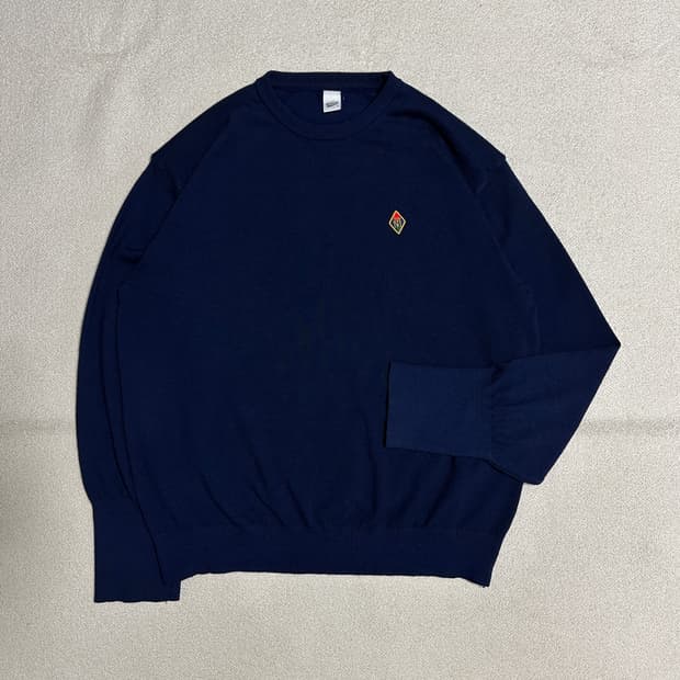 파르티멘토 클래식 크레스트 울 니트 크루넥