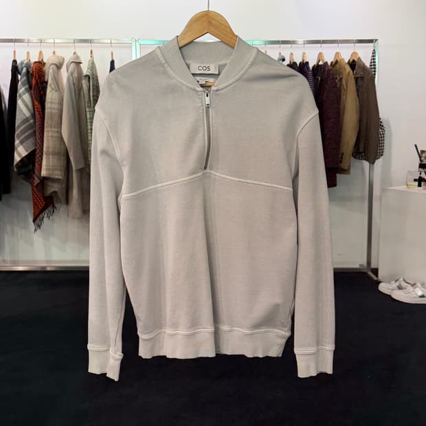 [S] COS 코스 하프집업 맨투맨