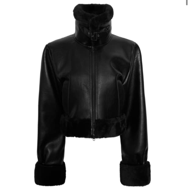 BOHEMIAN SEOUL BOHEMSEO 보헴서 무스탕 블랙