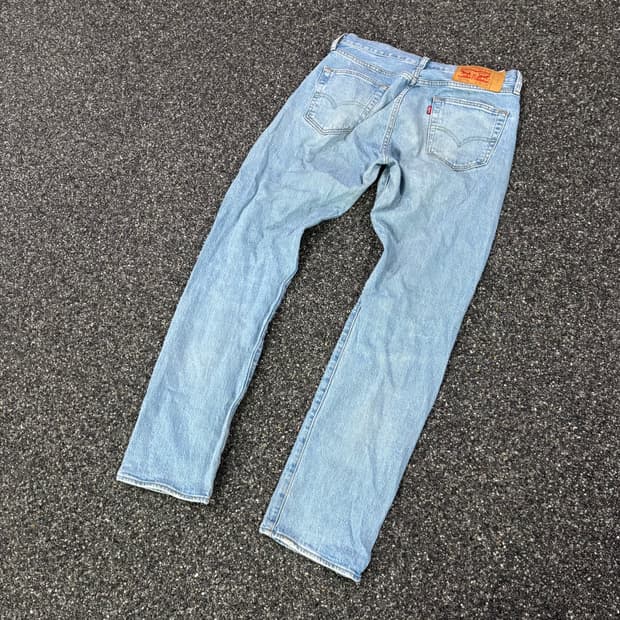 리바이스 501 연청 데님 팬츠