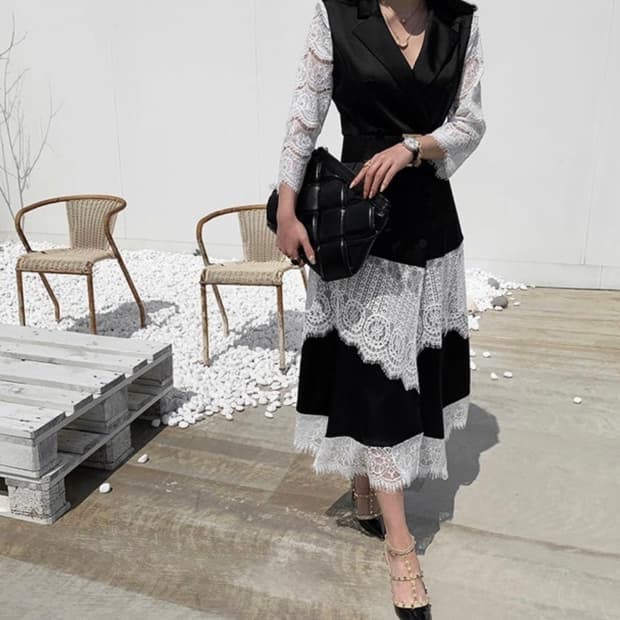 jull log 줄로그 원피스