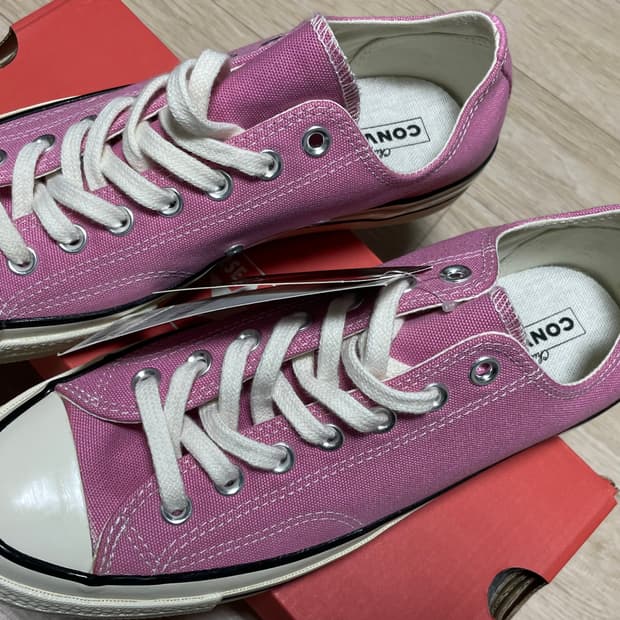 컨버스 척 70 핑크 로우 270 새제품