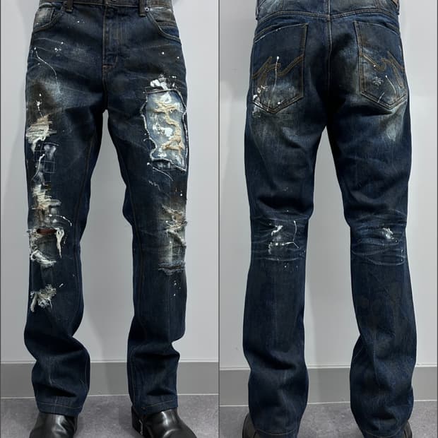 더티 워시드 팬츠