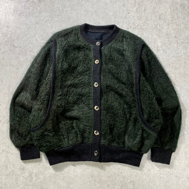 [F] Vintage 빈티지 모헤어 울 니트 가디건