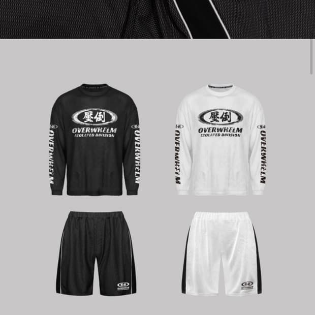 압도 레이어 신상세트 긴팔반바지 블랙M,L 화이트M 본투윈프리덤올라잇hd