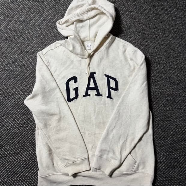 GAP 기모 후드티 아이보리(L)
