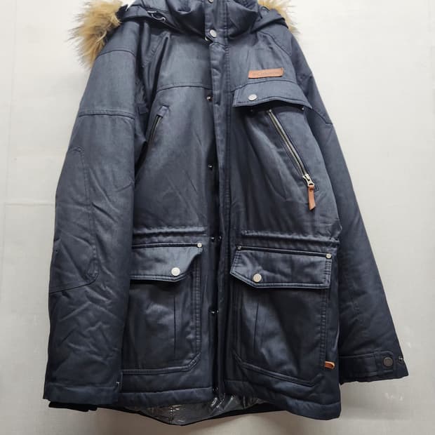 콜롬비아 후드퍼 야상 오리털패딩 L(XL)