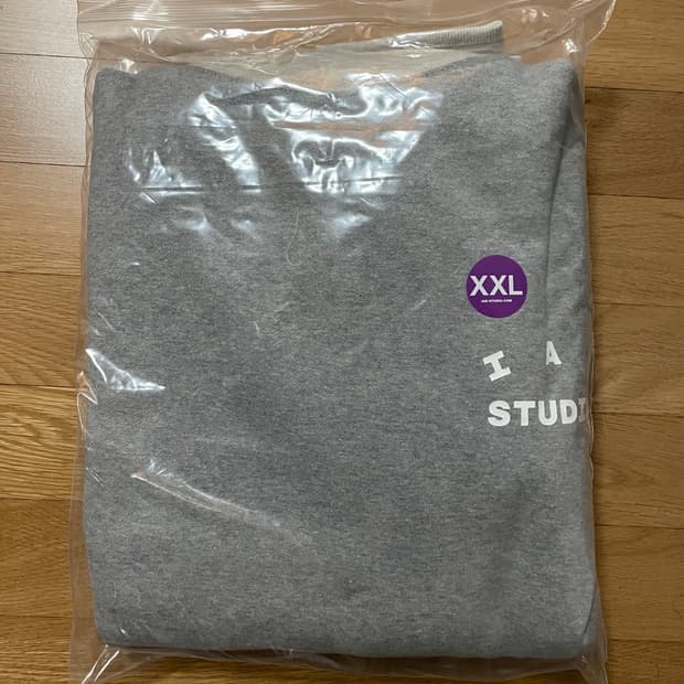 iab 그레이 후드티 xxl