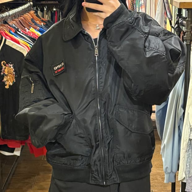 [HI] EPG Jeans 오버핏 점퍼 블랙