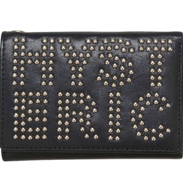 히스테릭글래머 로고 스터드 트라이폴드 월렛 지갑