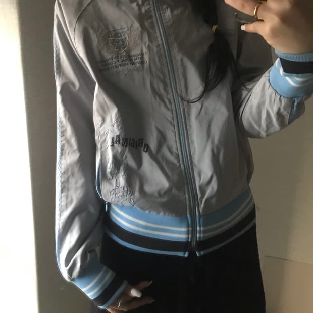 푸부 그레이 패치 자켓