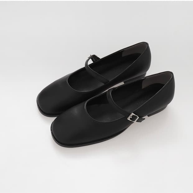 (미착용, 새상품) 슬로우앤드 렌토 메리제인 플랫슈즈 구두 단화 250