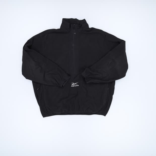 [M] 리복 후리스 블랙 반집업 0115H1