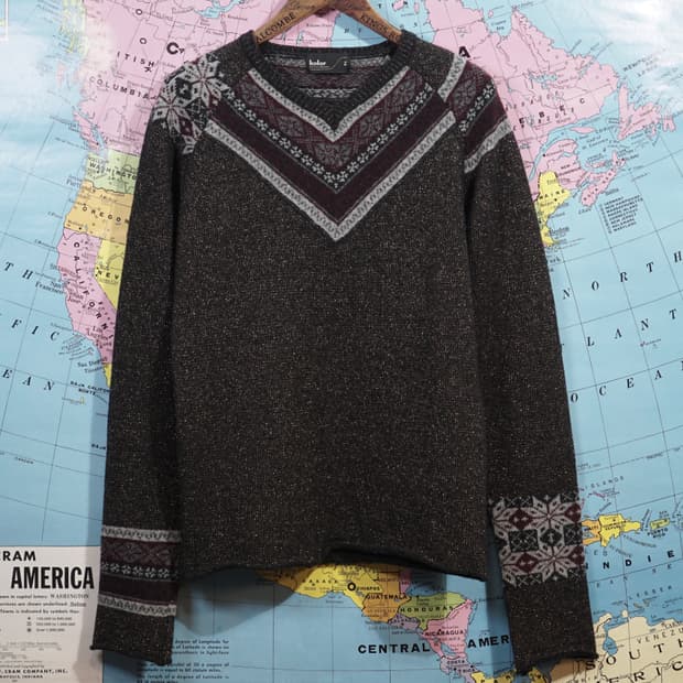 Kolor 컬러 비대칭 니트