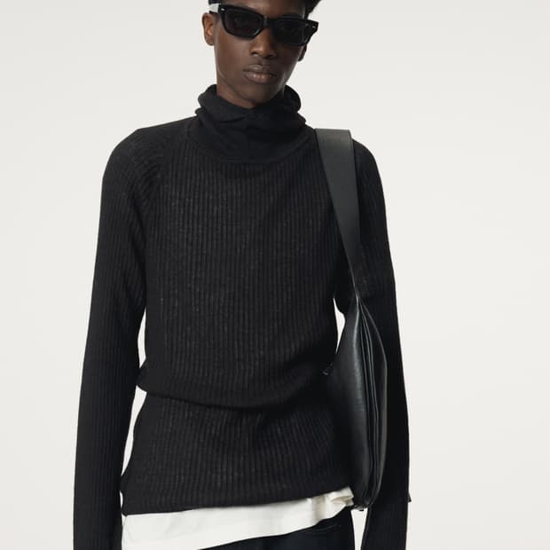 렉토 바라클라바 니트 탑 (F)