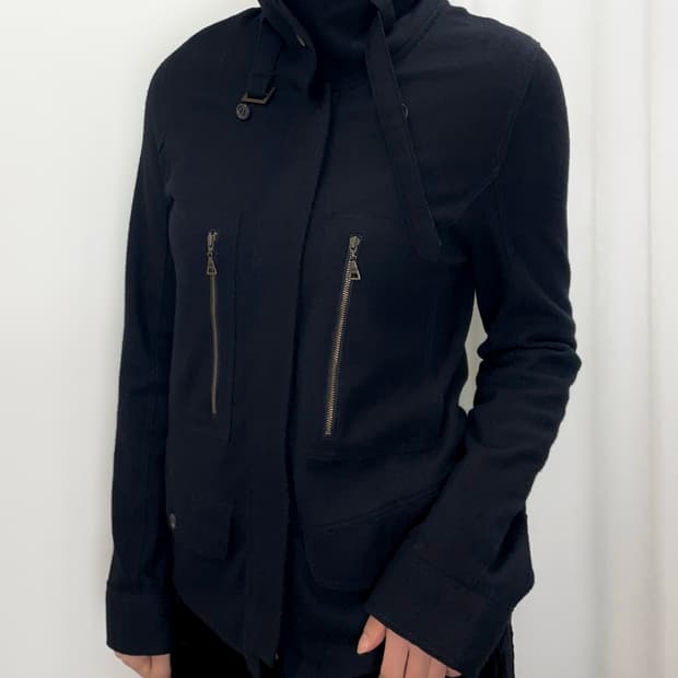 vintage 하이넥 자켓