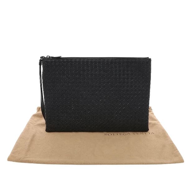 보테가베네타 인트레치아토 레더 클러치백