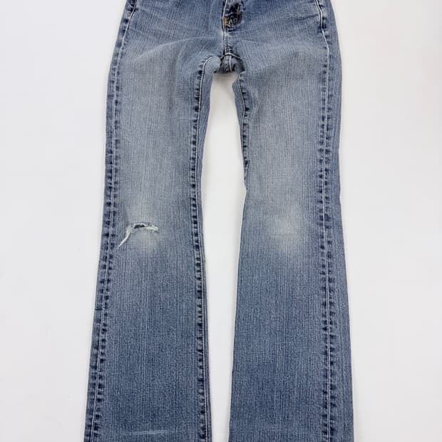 갭 로우라이즈 부츠컷 대님팬츠