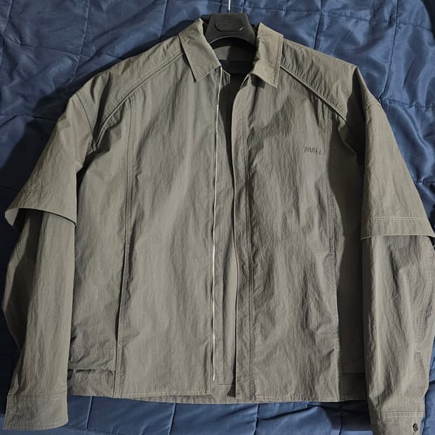 준지 23FW 나일론 레이어드 셔츠집업