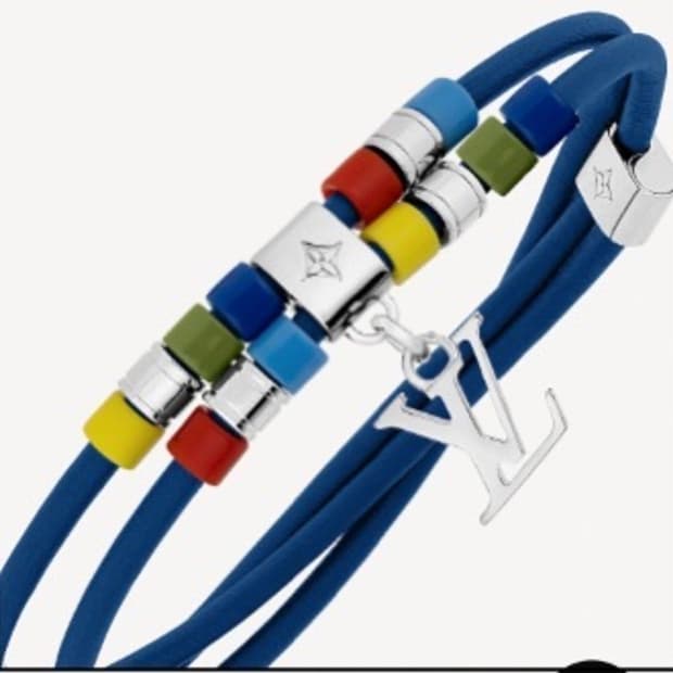 루이비통 모노그램 플레이 팔찌 블루