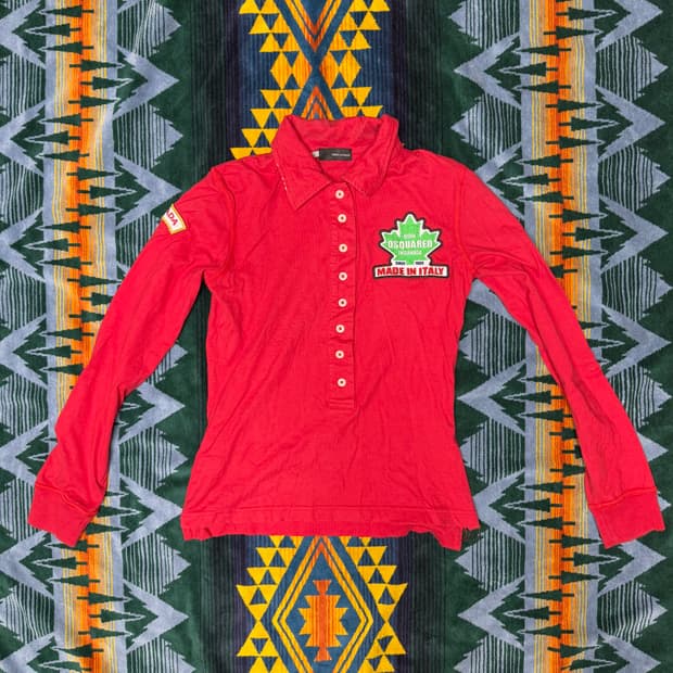 *빈티지 디스퀘어드 폴로셔츠 xs(여성)