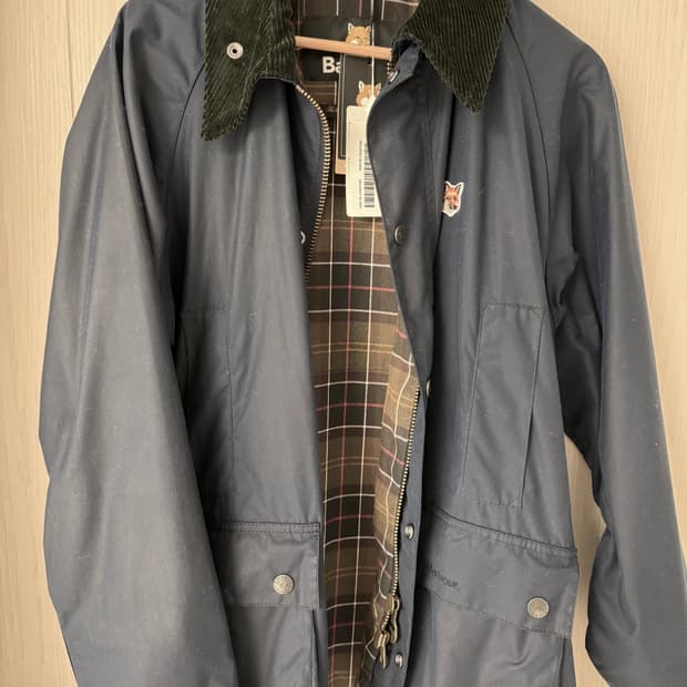 바버x메종키츠네 뷰포트 M사이즈