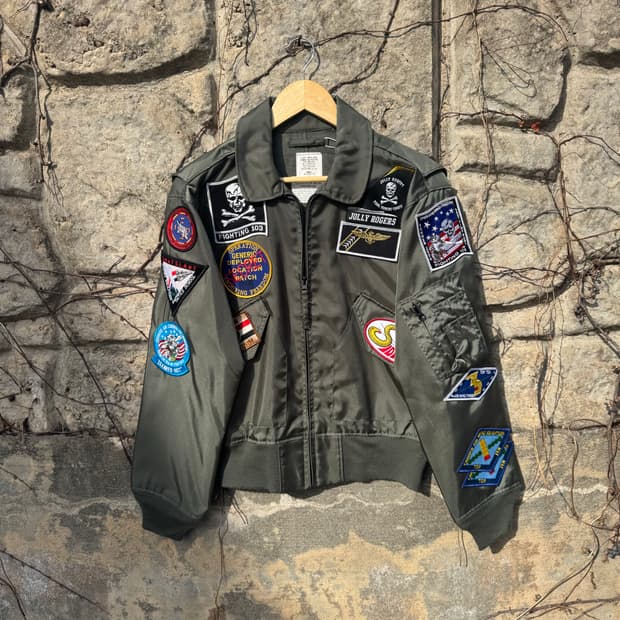 휴스턴 제팬 미군 미공군 복각 cwu-36p 항공 점퍼 자켓 풀패치