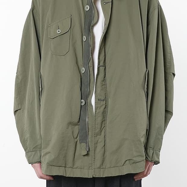 [M] 이얼즈어고 워시드 코튼 드릴 랜드 파카 V.3 (카키)