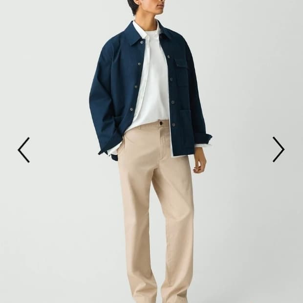 새상품] 띠어리 스트레이트 치노 팬츠 33 (Earl Grey)