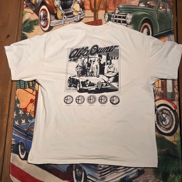 알파 로메오 오너 클럽 티셔츠