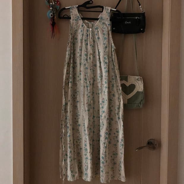 Vintage Floral Cotton dress