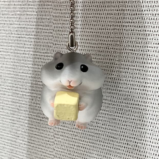 정글햄스터 피규어 키링 스트랩