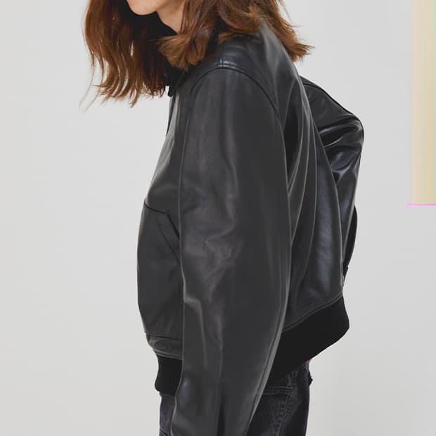 (L) 토니웩 port 레더 블루종