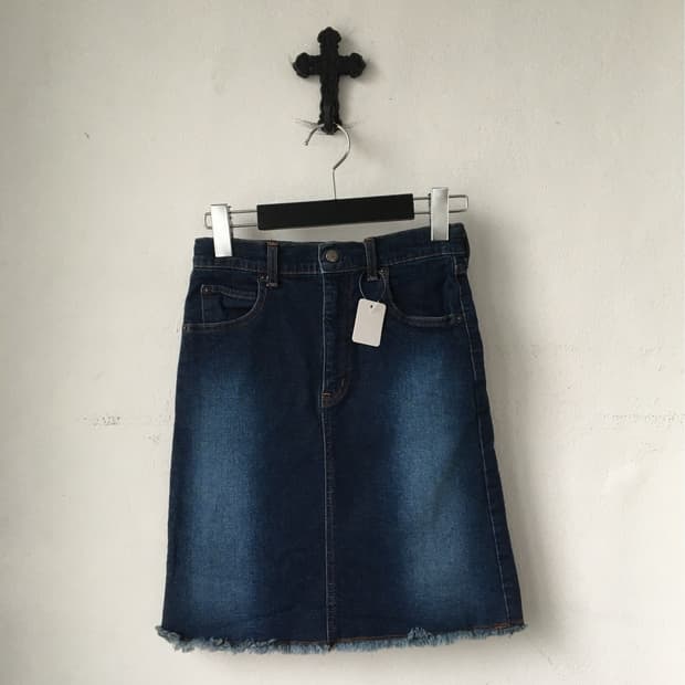 Denim washing skirt
