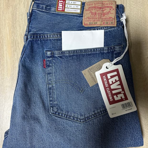 리바이스 lvc 1955 501 도르닉 34/30