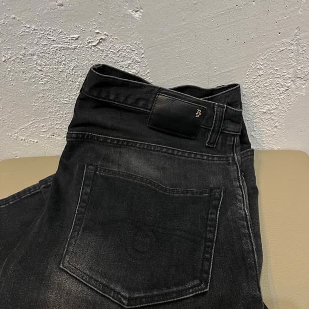 R13 알써틴 로우 스키니 데님팬츠 Made in ITALY 32