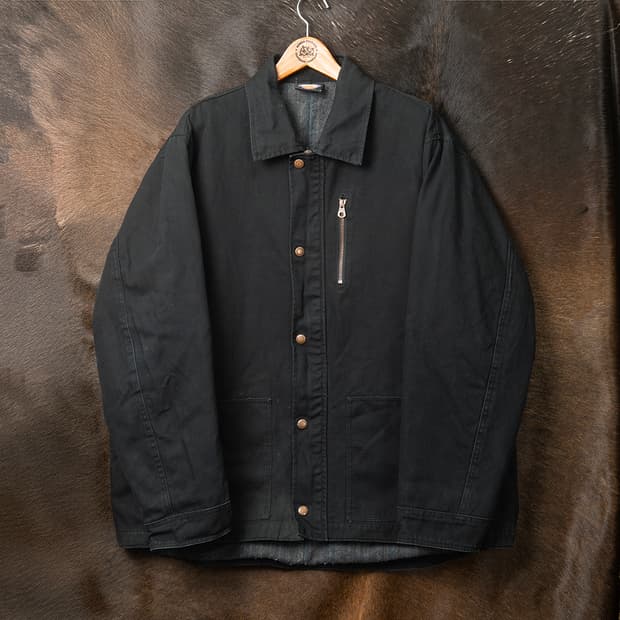 [2XL] 디키즈 블랭킷 라이닝 캔버스 워크자켓 블랙 