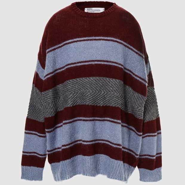 다이리쿠 모헤어 니트 molly border mohair knit