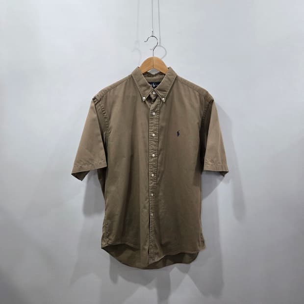 폴로랄프로렌 버튼다운 반팔셔츠 100