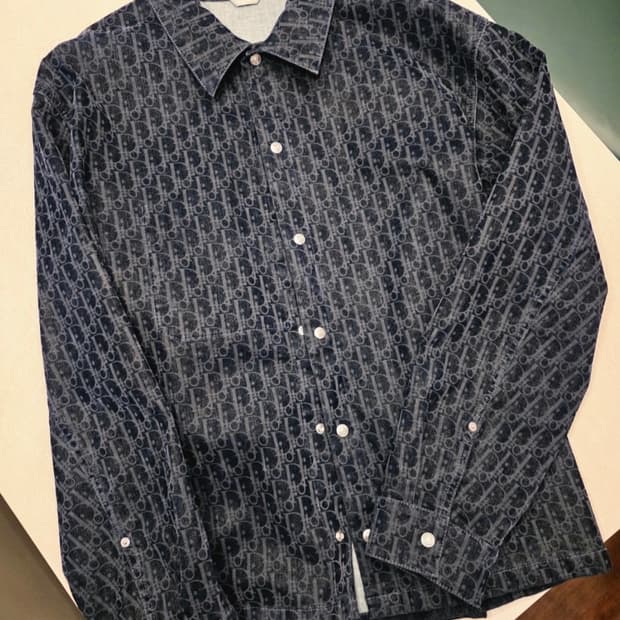 [60] 디올 오블리크 벨벳 셔츠 자켓