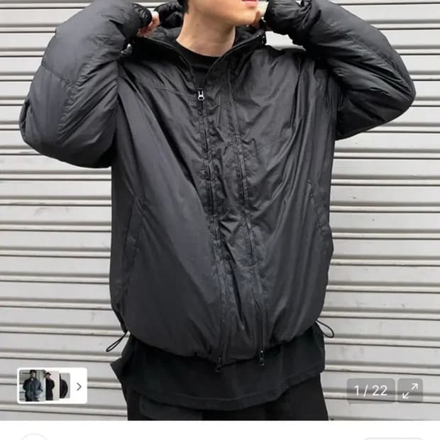 인템포무드 써밋 디테일 라이트 패딩