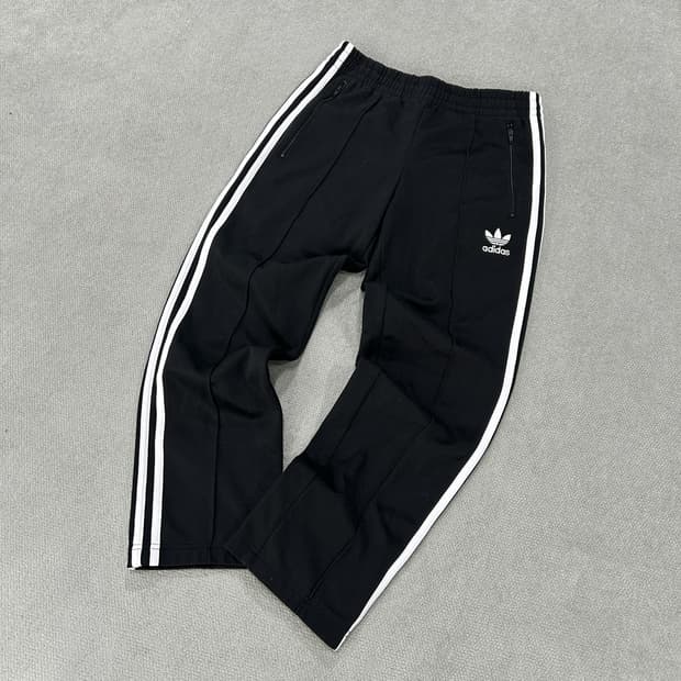 아디다스 삼선 트레이닝 바지 블랙 m