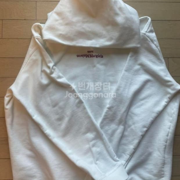 메종마르지엘라 리버스로고 후드티