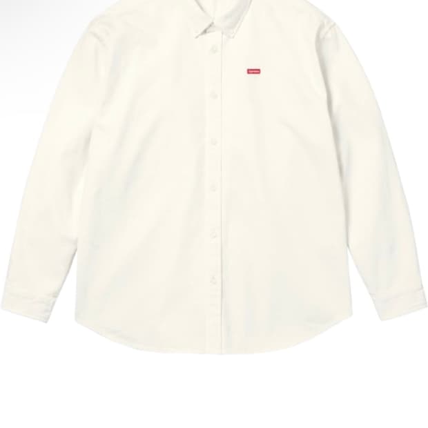 SUPREME 박스로고 옥스포드 셔츠